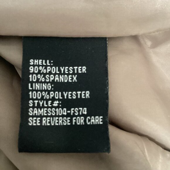 BNCI by blanc noir Faux Suede Moto Jacket Sz S  #56G - Picture 9 of 10